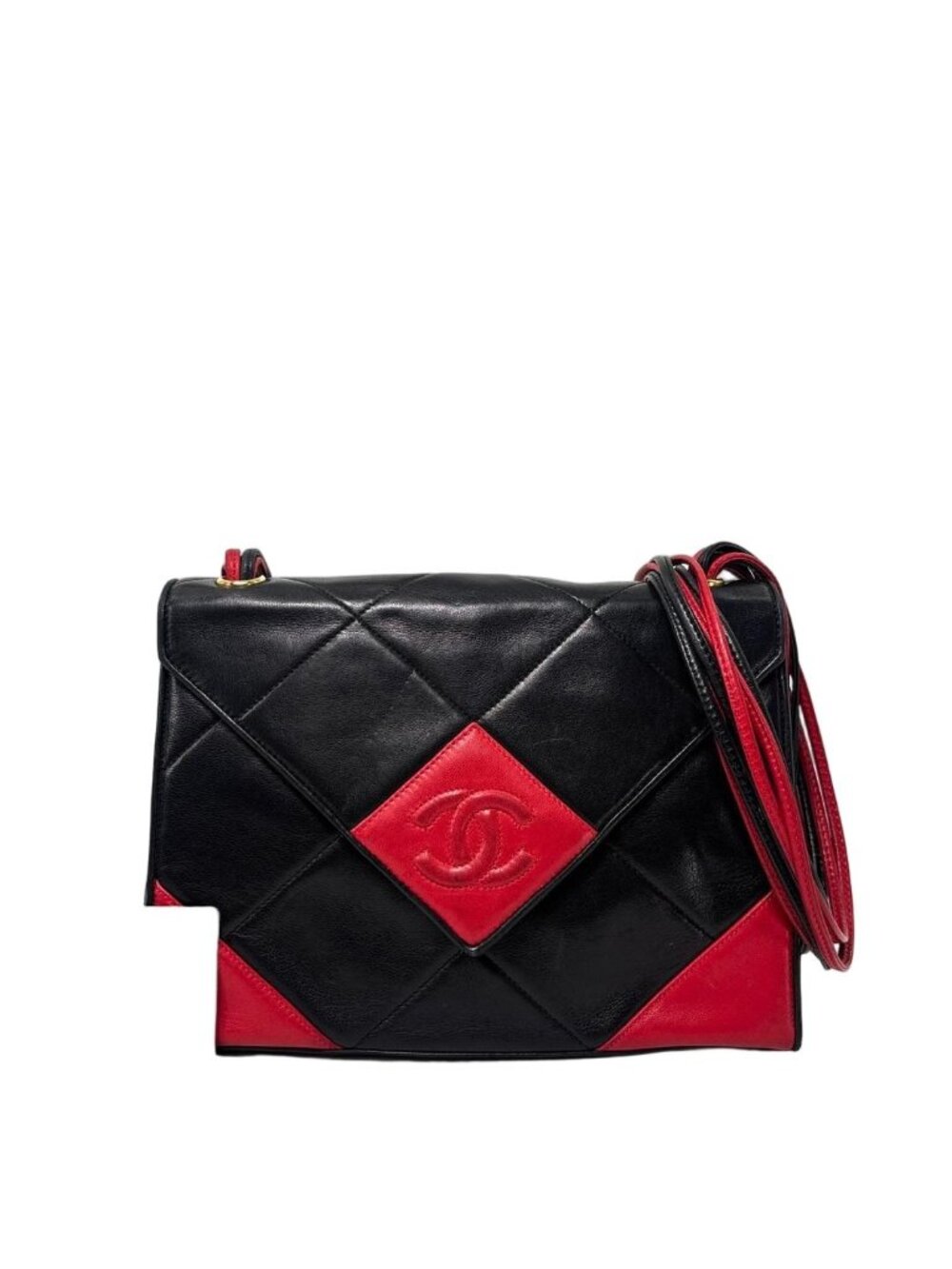 Chanel Quilted Lambskin Shoulder Bag Black